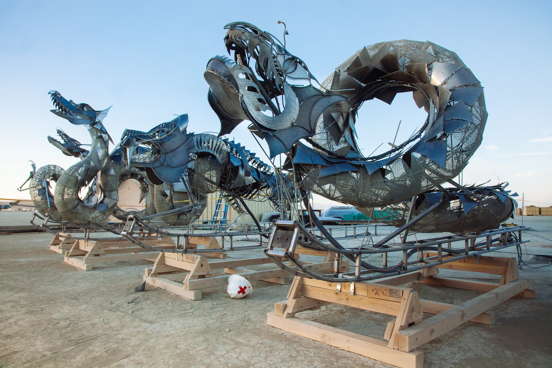 Dragons at ground level