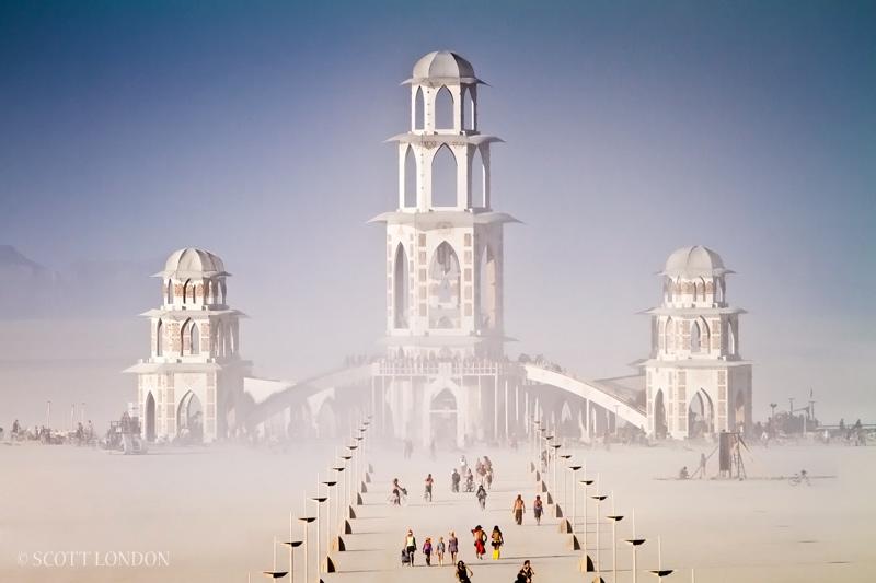 Temple of Transition in dust